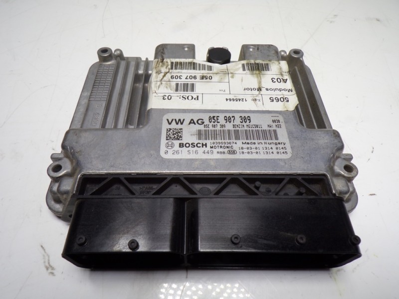 Recambio de centralita motor uce para volkswagen t-roc 1.5 16v tsi act referencia OEM IAM 05E906018P2GA 05E907309 