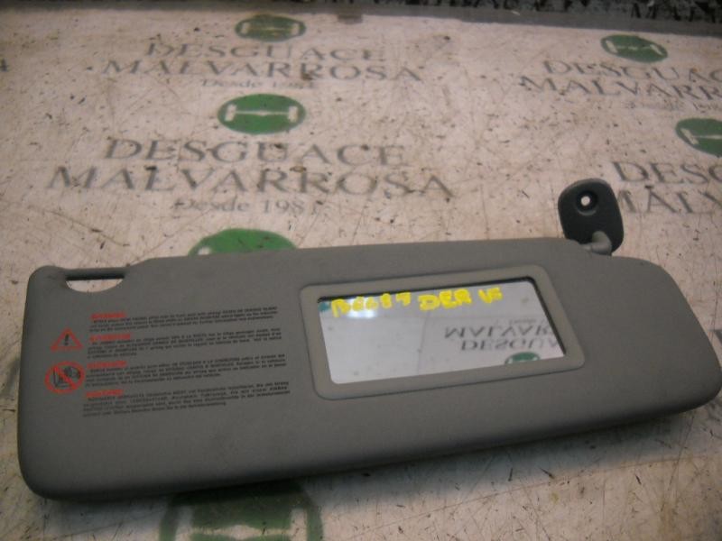 Recambio de parasol derecho para renault clio ii fase ii (b/cb0) campus referencia OEM IAM   