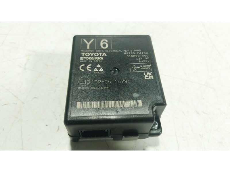 Recambio de modulo electronico para toyota c-hr (_x1_) 2.0 hybrid (maxh10) referencia OEM IAM 897B0F4180 897B0F4180 