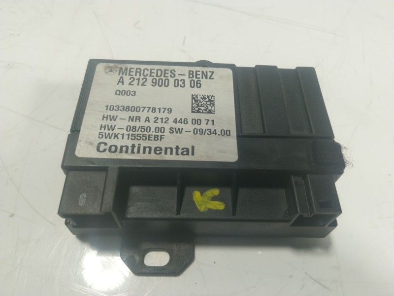 Recambio de modulo electronico para mercedes-benz clase c (w204) c 220 cdi (204.008) referencia OEM IAM A2129000306 A2129000306 