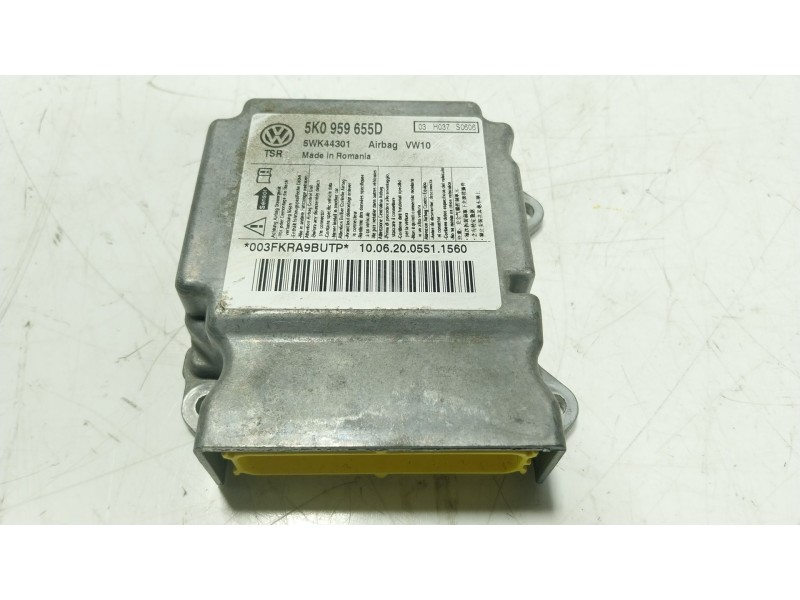 Recambio de centralita airbag para volkswagen golf vi (5k1) 1.6 tdi referencia OEM IAM 5K0959655D 5K0959655D 