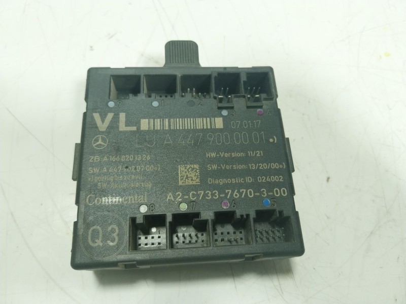 Recambio de centralita cierre para mercedes-benz vito kasten 1.6 cdi cat referencia OEM IAM A4479000001  A4479007906