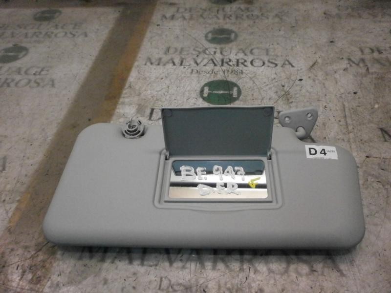 Recambio de parasol derecho para nissan note (e11e) visia referencia OEM IAM   