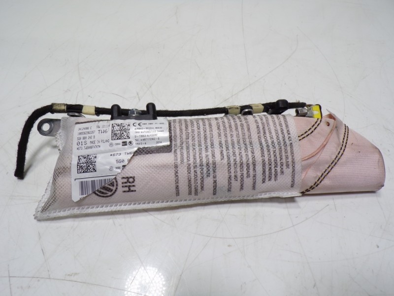 Recambio de airbag lateral derecho para volkswagen golf vii variant 1.6 tdi dpf referencia OEM IAM 5G0880242B 5G0880242B 3412486
