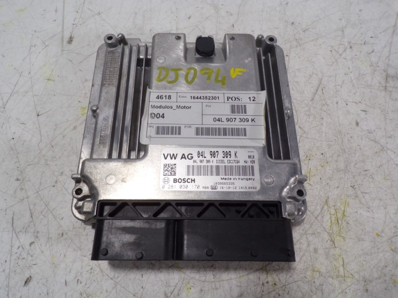 Recambio de centralita motor uce para seat alhambra (711) 2.0 tdi referencia OEM IAM 04L906016HH 04L907309K 0281030170