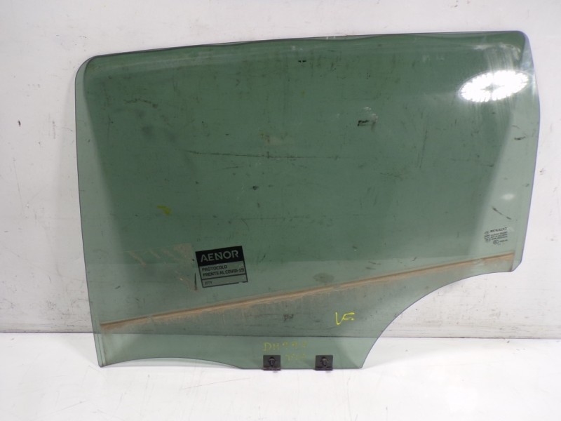 Recambio de cristal puerta trasero izquierdo para renault zoe intens referencia OEM IAM 823019956R  