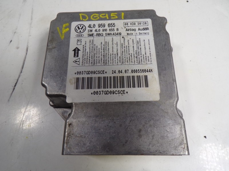 Recambio de centralita airbag para audi q7 (4l) 3.0 tdi referencia OEM IAM 4L0910655B005 4L0959655 