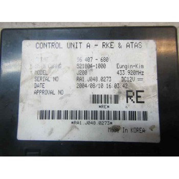 MODULO ELECTRONICO 96407680 