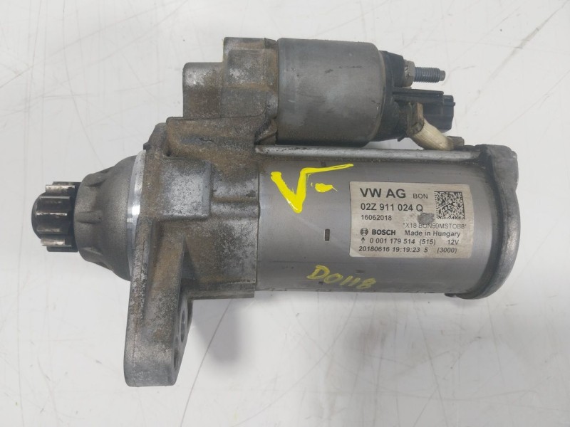 Recambio de motor arranque para volkswagen t-roc (a11, d11) 1.0 tsi referencia OEM IAM 02Z911024Q 02Z911024Q 