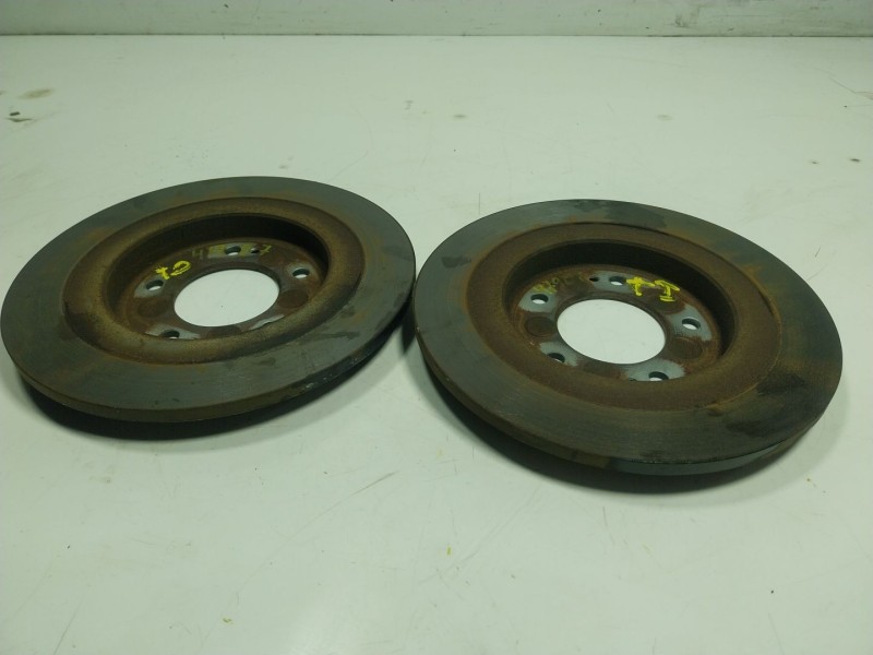 Recambio de disco freno trasero para hyundai ioniq (ae) 1.6 gdi hybrid referencia OEM IAM 58411G2700  