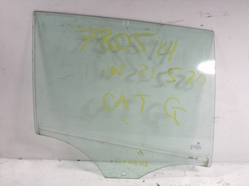 Recambio de cristal puerta trasero derecho para bmw serie 3 touring (e91) 2.0 turbodiesel cat referencia OEM IAM 51347119978  