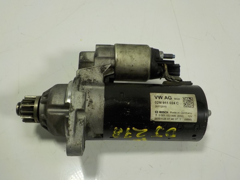 Recambio de motor arranque para volkswagen tiguan (5n2) 2.0 tdi referencia OEM IAM 02M911024C 02M911024C 0001153009