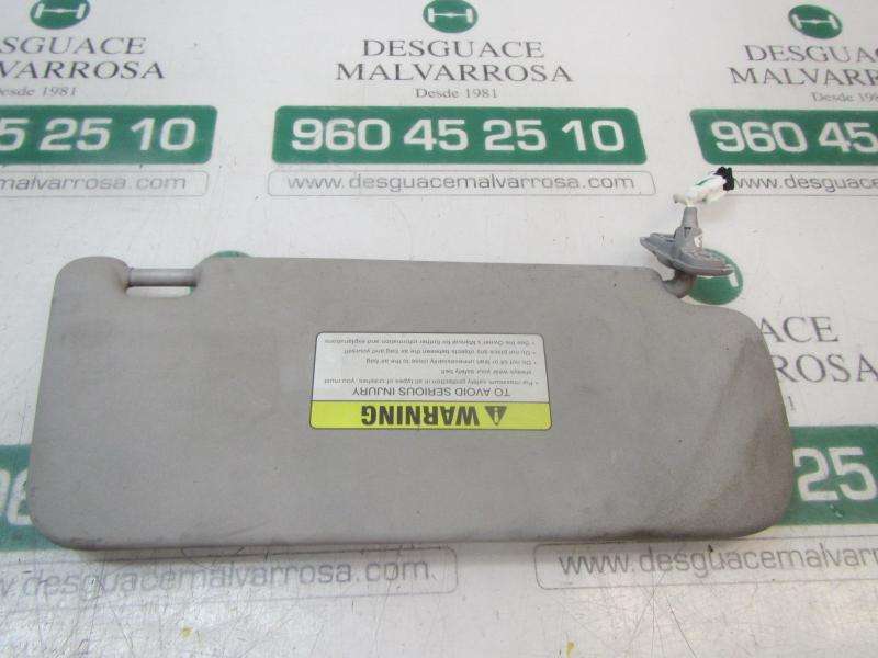 Recambio de parasol izquierdo para kia cee´´d sporty wagon active referencia OEM IAM 852011H010ED  