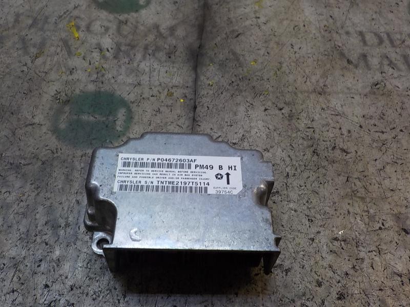 Recambio de centralita airbag para dodge caliber crd cat referencia OEM IAM 4672603AF 04672603AF 
