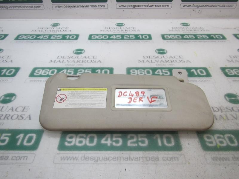 Recambio de parasol derecho para peugeot 207 1.4 hdi referencia OEM IAM   