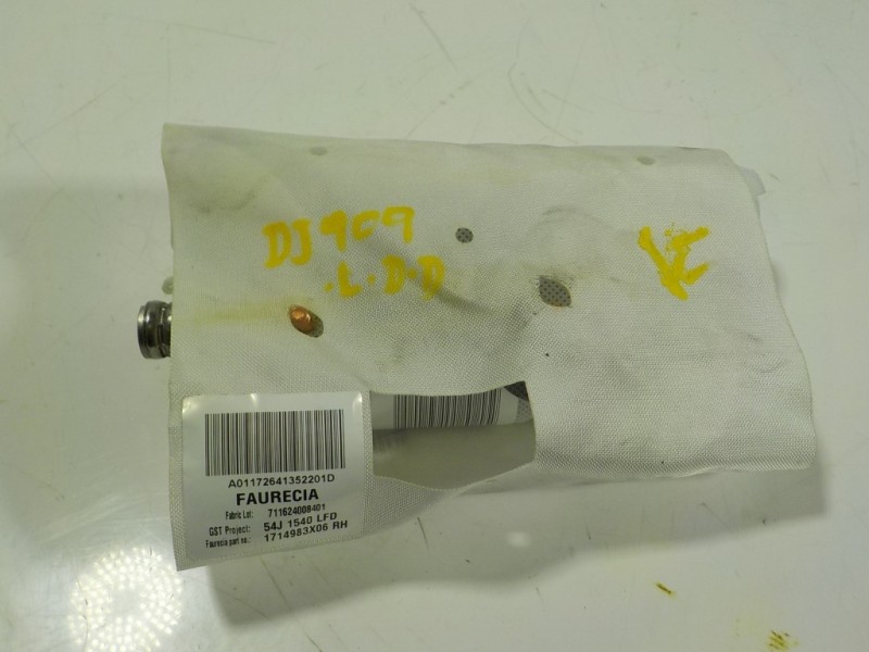 Recambio de airbag lateral delantero derecho para renault talisman 1.5 dci diesel fap energy referencia OEM IAM   