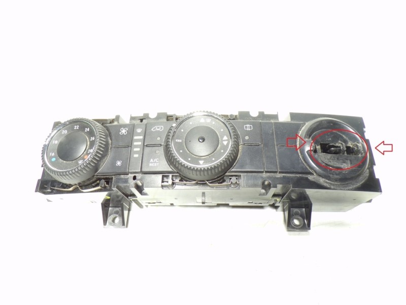 Recambio de mando climatizador para volkswagen crafter caja cerrada 2.0 tdi referencia OEM IAM 2E1927139E 5HB00918324 