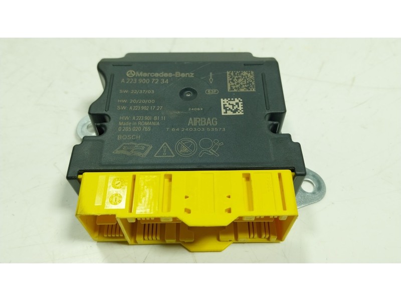 Recambio de centralita airbag para mercedes-benz sl (r232) 55 amg 4-matic+ (232.480) referencia OEM IAM A2239007234 A2239007234 