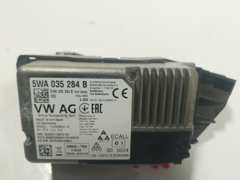 Recambio de modulo electronico para skoda karoq (nu7, nd7) 2.0 tdi referencia OEM IAM 5WA035284B 5WA035284B 