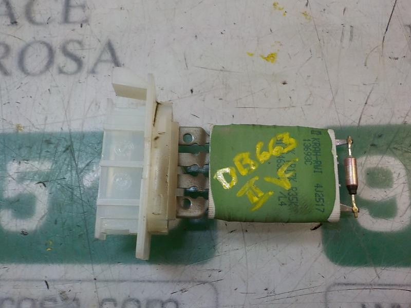 Recambio de resistencia calefaccion para dacia duster basis 4x2 referencia OEM IAM 6001551674  