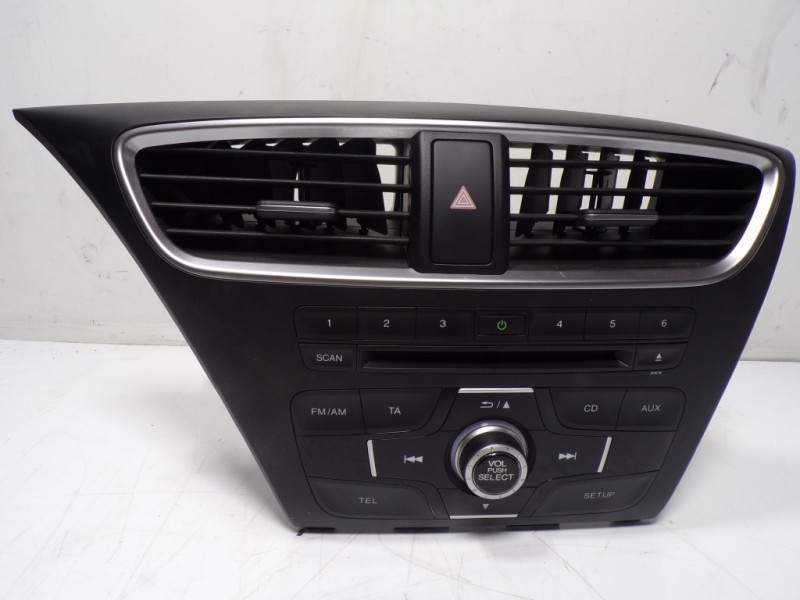 Recambio de sistema audio / radio cd para honda civic tourer (fk) 1.6 dtec cat referencia OEM IAM 39100TB9G02 39100TB9G021M1 