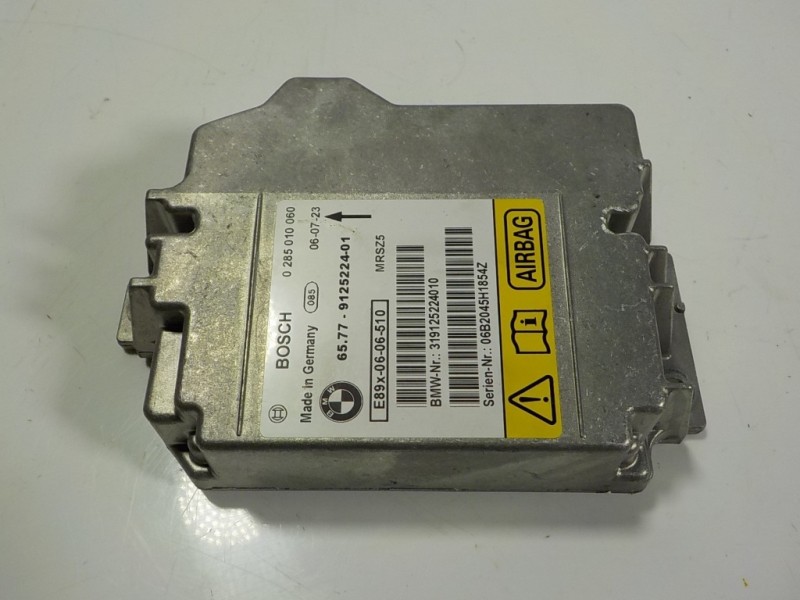 Recambio de centralita airbag para bmw serie 3 berlina (e90) 3.0 cat (n52) referencia OEM IAM 65779184432 65779125224 0285010060