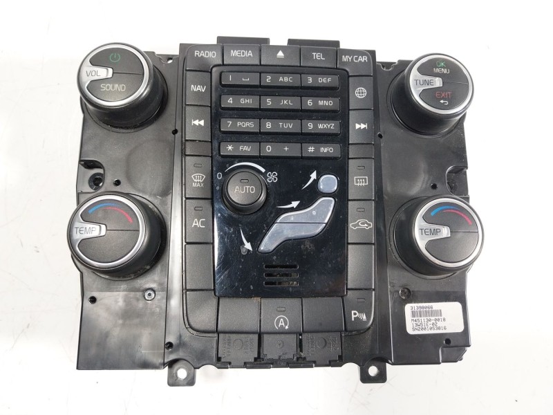 Recambio de mando climatizador para volvo v60 i (155) d3 referencia OEM IAM 31398065 31398066 