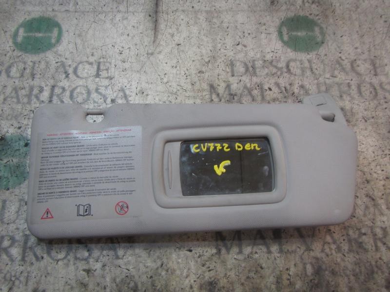 Recambio de parasol derecho para renault megane iii berlina 5 p dynamique referencia OEM IAM 964007324R  