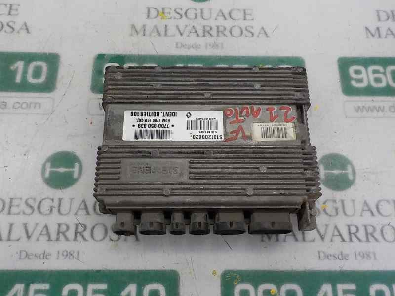 Recambio de centralita motor uce para renault 21 berlina (b/l48) 2.0 turbo cat referencia OEM IAM   