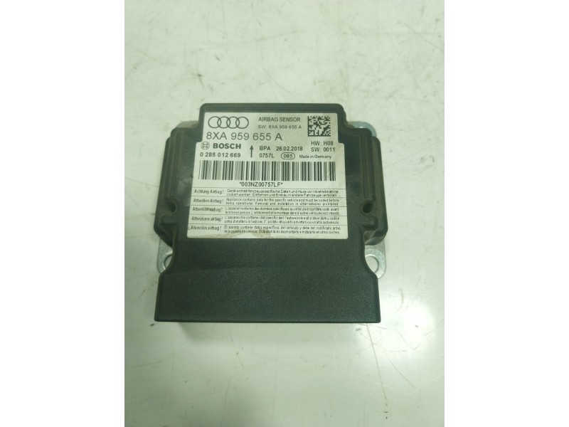 Recambio de centralita airbag para audi a1 sportback (8xf) 1.6 tdi referencia OEM IAM 8XA959655A 8XA959655A 