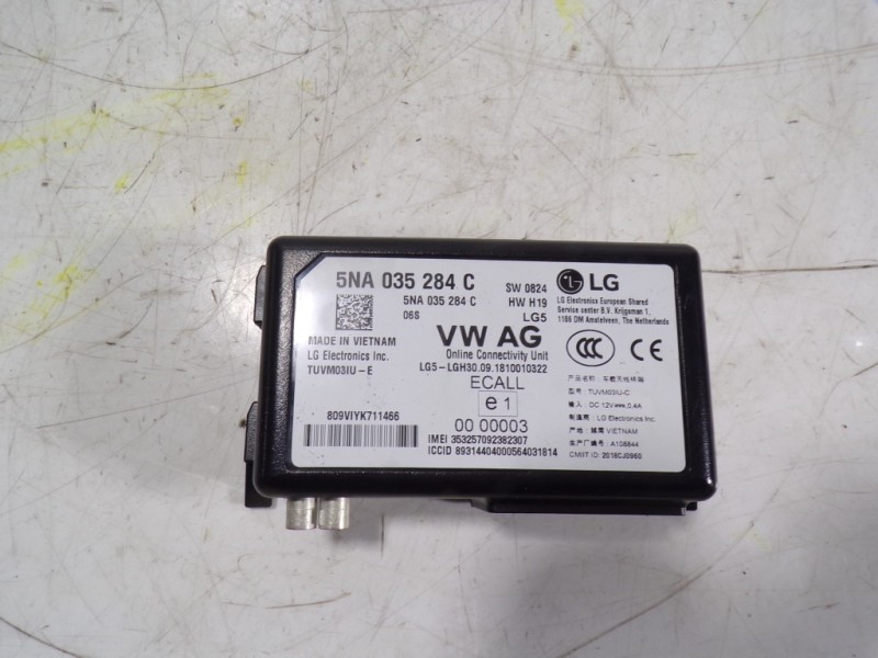 Recambio de modulo electronico para volkswagen golf vii sportsvan 1.6 tdi referencia OEM IAM 5NA035284C 5NA035284C 