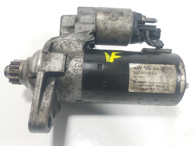 Recambio de motor arranque para volkswagen golf vi (5k1) 1.6 tdi referencia OEM IAM 02Z911024H 02Z911024H 