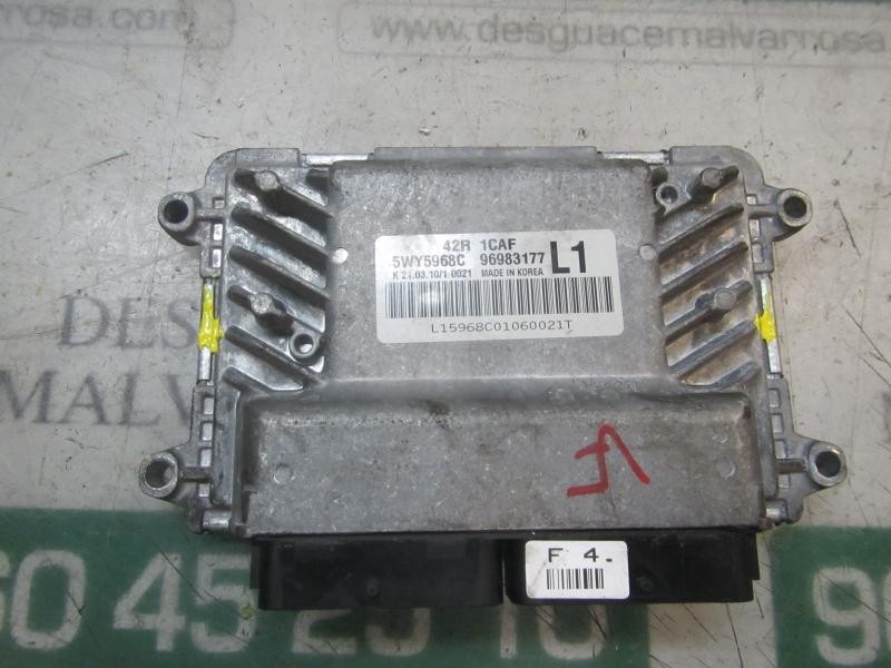 Recambio de centralita motor uce para chevrolet aveo 1.2 cat referencia OEM IAM 96983177  