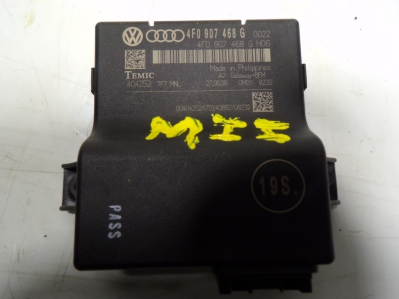 Recambio de modulo electronico para audi a6 berlina (4f2) 3.0 tdi quattro referencia OEM IAM 4F0907468N 4F0907468G 404252