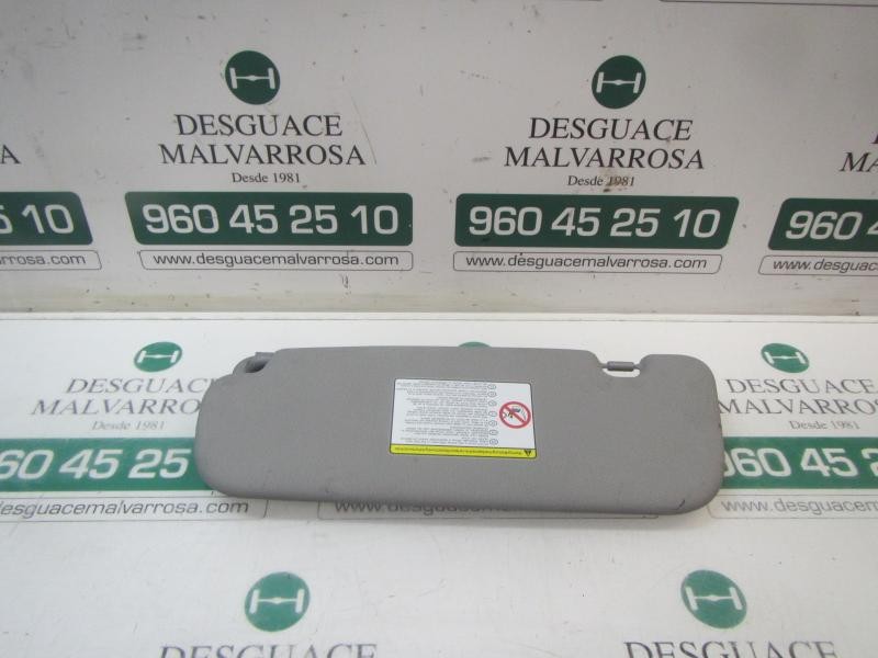 Recambio de parasol derecho para hyundai veloster sport s referencia OEM IAM 852202V0308M  