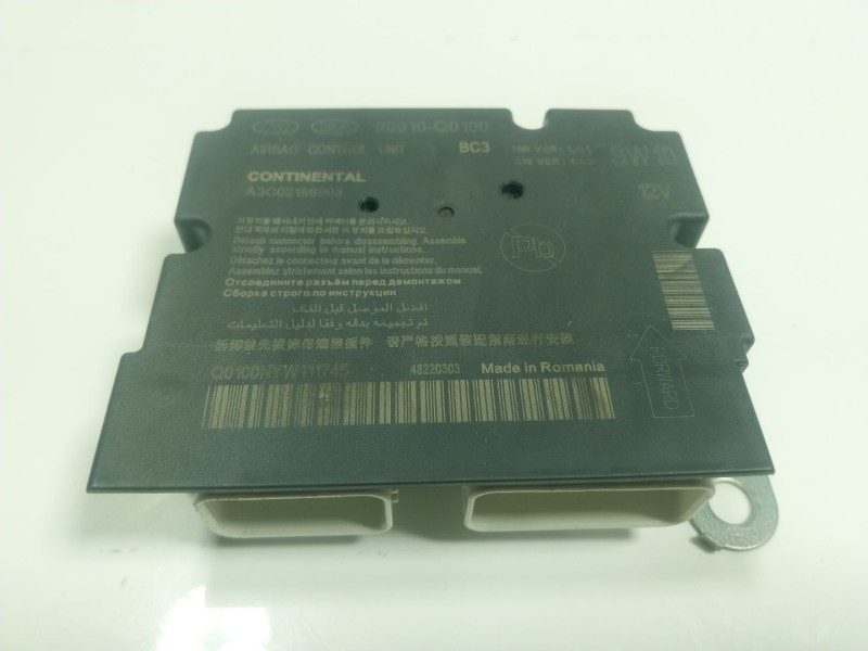 Recambio de centralita airbag para hyundai bayon (bc3) 1.2 mpi referencia OEM IAM 95910Q0100 95910Q0100 