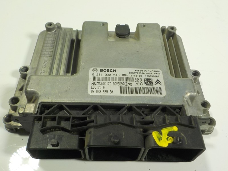 Recambio de centralita motor uce para peugeot 208 1.6 16v hdi fap referencia OEM IAM 1608084880 9807885980 