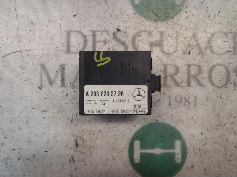 Recambio de modulo electronico para mercedes-benz clase c (w203) berlina 220 cdi (203.006) referencia OEM IAM A2038202726 A20382