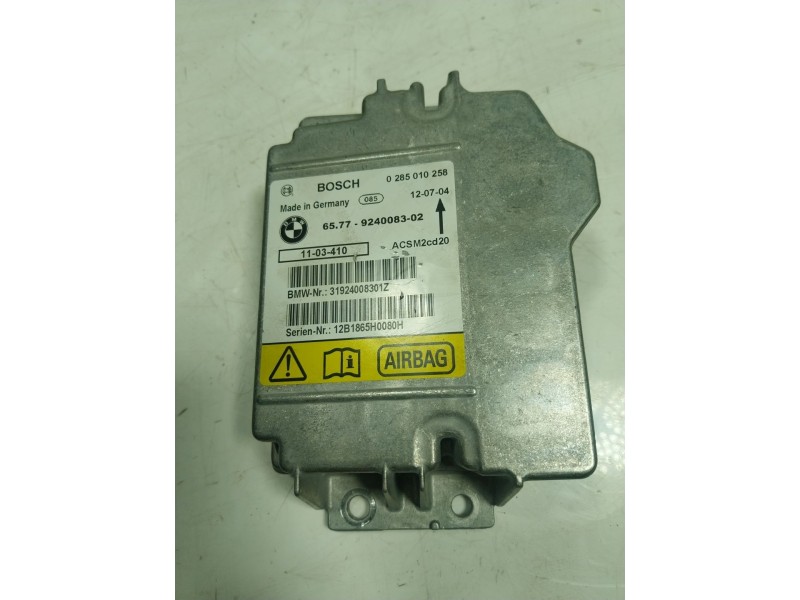 Recambio de centralita airbag para bmw x6 (e71) 3.0 turbodiesel cat referencia OEM IAM 65779240083 924008302 
