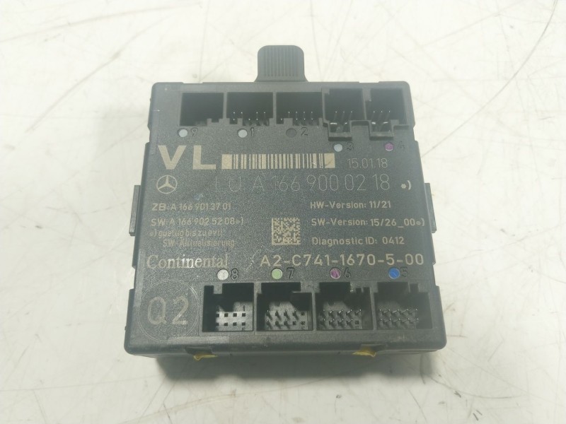 Recambio de modulo electronico para mercedes-benz clase gla (w156) 1.6 cat referencia OEM IAM A1669000218 A1669000218 