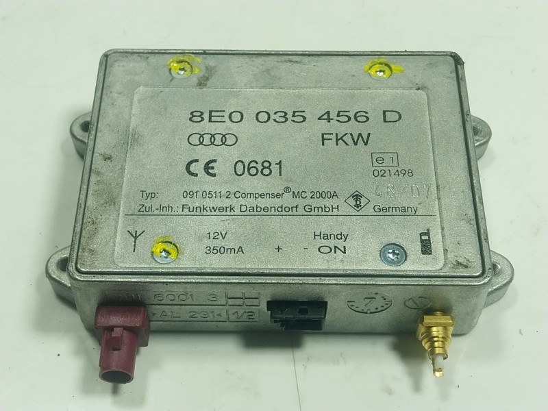 Recambio de modulo electronico para audi a4 b8 (8k2) 2.0 tdi referencia OEM IAM 8E0035456D 8E0035456D 