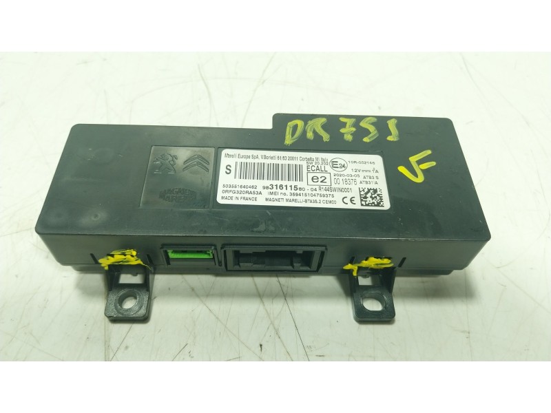 Recambio de modulo electronico para opel combo e tour / life (k9) 1.5 referencia OEM IAM  9831611580 