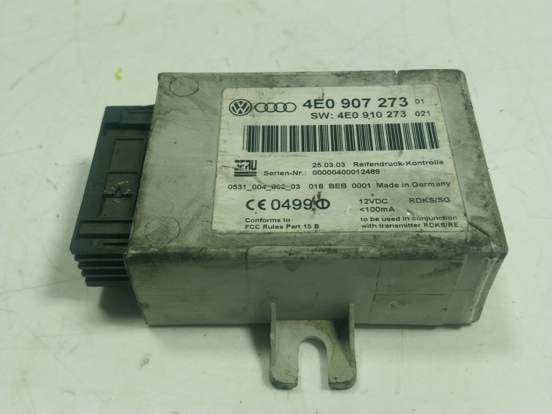 Recambio de modulo electronico para audi a8 (4e2) 4.2 quattro referencia OEM IAM 4E0907273 4E0907273 