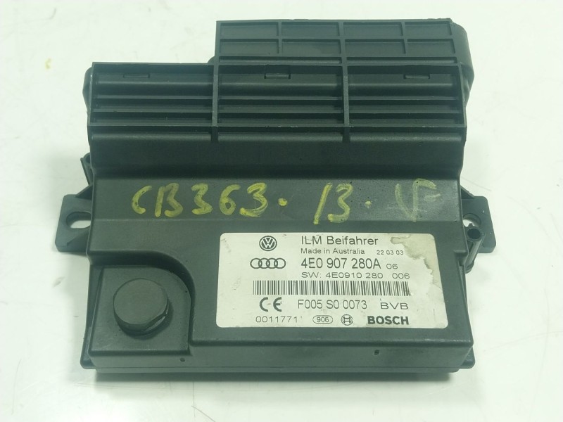 Recambio de modulo electronico para audi a8 (4e2) 4.2 quattro referencia OEM IAM 4E0907280A 4E0907280A 