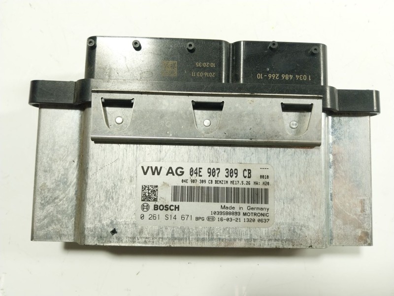 Recambio de centralita motor uce para skoda fabia iii (nj3) 1.0 referencia OEM IAM 038906019KJ 04E907309CB 