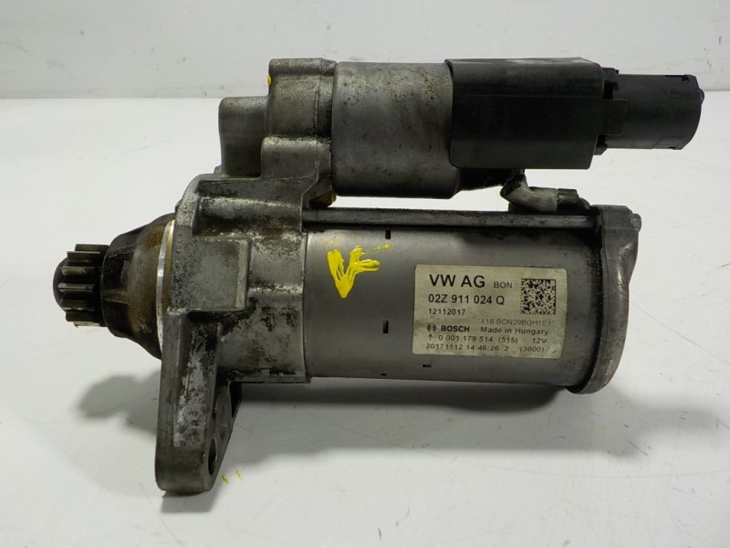 Recambio de motor arranque para volkswagen golf vii lim. (bq1) 1.0 tsi referencia OEM IAM 02Z911024Q 02Z911024Q 