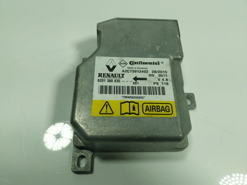 Recambio de centralita airbag para renault kangoo z.e. maxi 5-sitzer referencia OEM IAM 8201388835 8201388835 