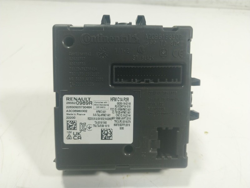Recambio de modulo electronico para renault captur ii 1.0 tce referencia OEM IAM 285S20989R 285S20989R 