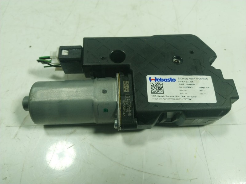 Recambio de motor techo electrico para audi q4 e-tron aq4e f4bac3 referencia OEM IAM 3G5877795 3G5877796 