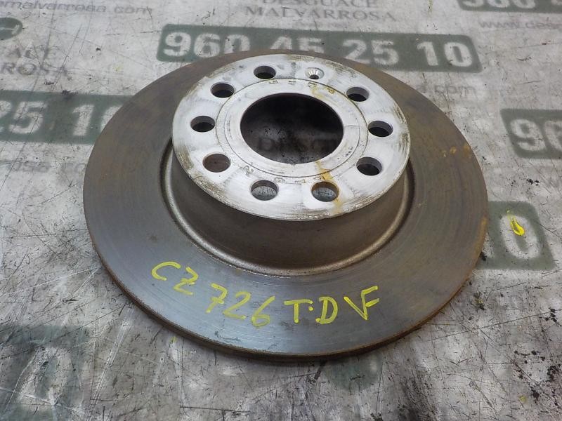 Recambio de disco freno trasero para volkswagen golf vii variant 2.0 tdi referencia OEM IAM 1K0615601AA  